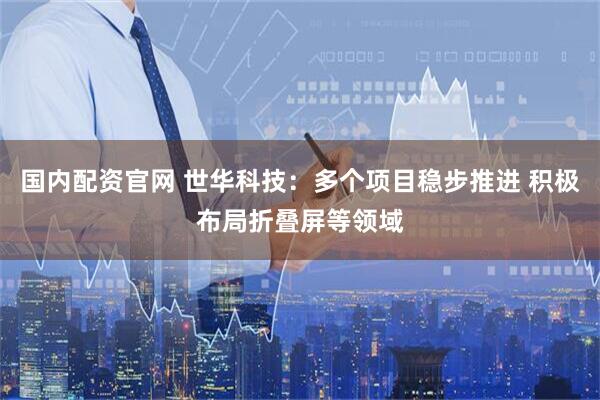 国内配资官网 世华科技：多个项目稳步推进 积极布局折叠屏等领域